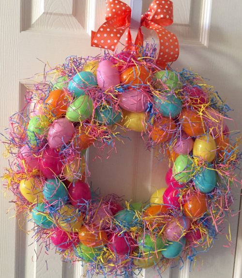 Easter Egg Wreath supplies