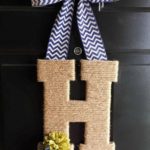 How to Make a Wooden Monogram Letters Wreath