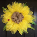 Summer Wreaths: How to Make a Sunflower Wreath
