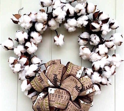 cotton-wreath-cotton-boll ideas