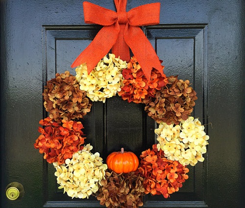 How to Make Fall Wreaths with Pumpkin Decorations