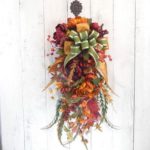 How to Use Flowers for a Beautiful Fall Door Swag