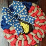 Patriotic Decorations: How to Make a Burlap Wreath