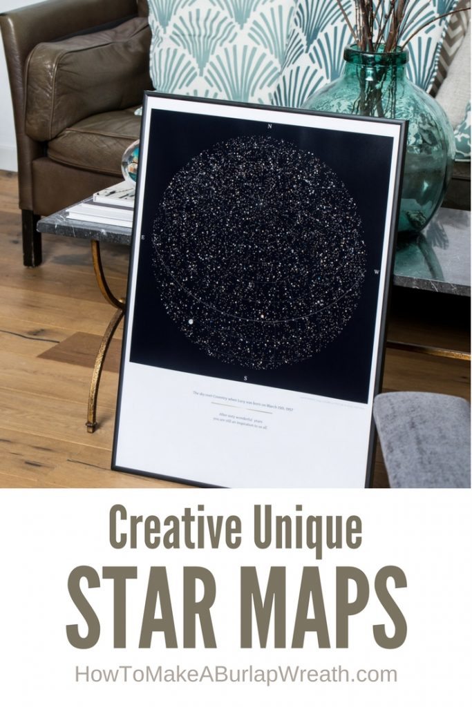 Capture memories with a star map!