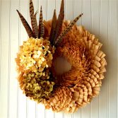 coffee filter wreath paper craft